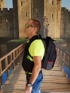 MASADA Armour MS_TACBAG Bulletproof Tactical Backpack Full Body Armor Bulletproof Vest 3A Protection Level On - Side Shot 3