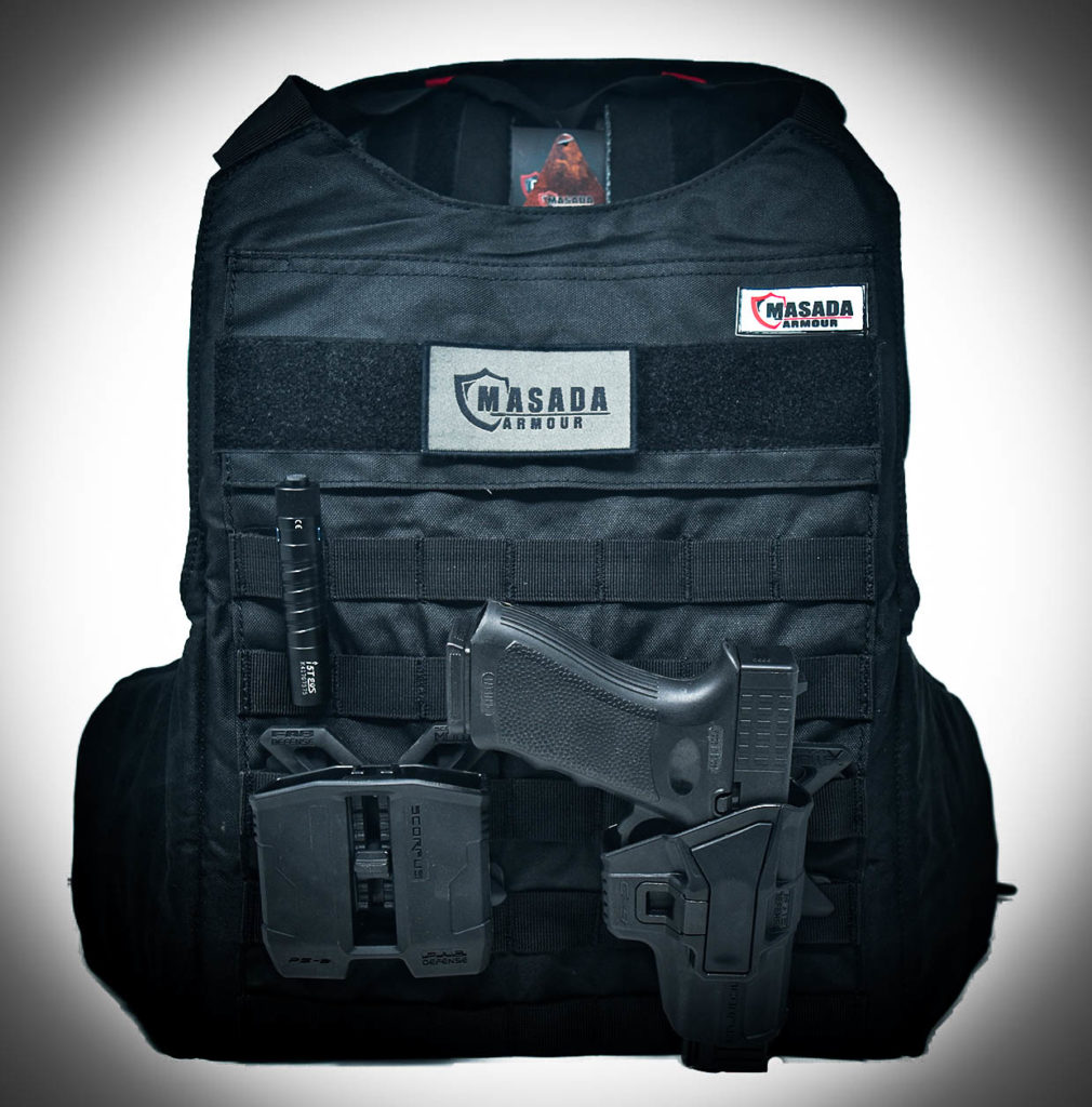 MASADA Bulletproof Backpack Front and Back Full Body Armour Converts to Bulletproof Vest (IIIA) - FREE Shipping 14
