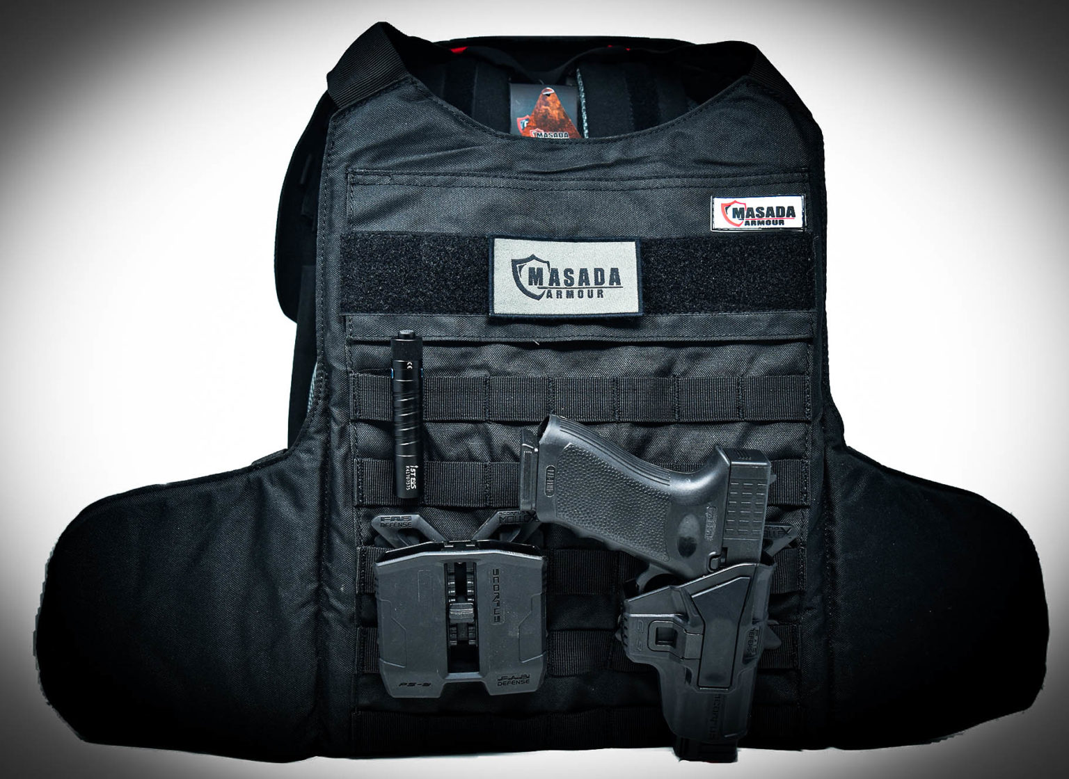 "MASADA Bulletproof Backpack Full Body Armor Converts to Bulletproof