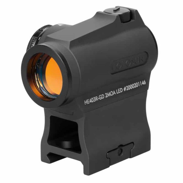 Holosun HE403R-GD Gold Dot / Circle Dot Micro Sight With Rotary Switch - easy to install and operate 1