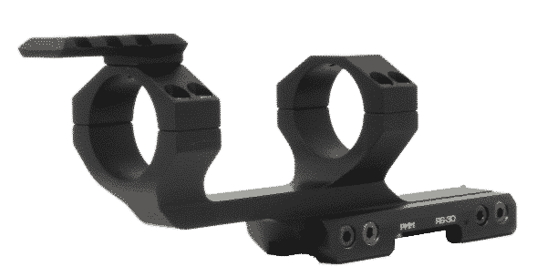 PMM RS-30 Premium Cantilever Ring Mount for 30mm Tube w/ 2" Offset with Reflex Sight Picatinny Mount 20