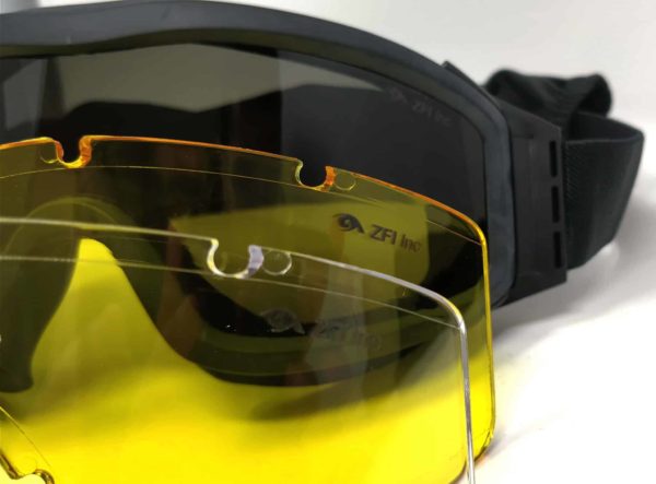 KIRO Goggle for Shooting and Tactical Environments with 3 Types of Lenses 7