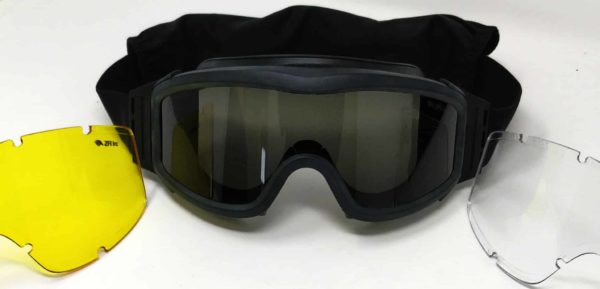 KIRO Goggle for Shooting and Tactical Environments with 3 Types of Lenses 16