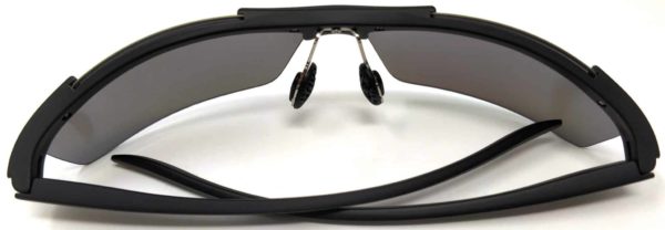 KIRO Shooting Glasses for Tactical and Everyday Use with Blue Lenses (Semi-Rimless Frame) 6