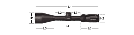 CF2-31025 Vortex Optics CROSSFIRE® II 3-9X40 V-Brite (MOA) Reticle | 1 inch Tube Riflescope 7