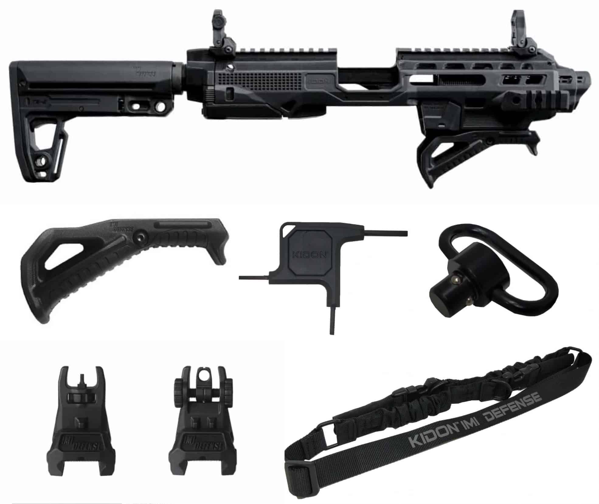 IMI Defense KIDON K18 PDW Conversion Kit for Polymer 80 Frames& Beretta APX-img-0