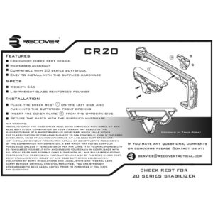 cr20-cheekrest-recover-tactical-specs 3