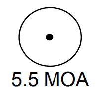 M21 5.5MOA Reticle