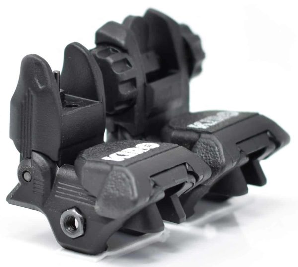 KIRO FLUS - Front and Rear Flip Up Sights Made of Strong Polymer Composite 5