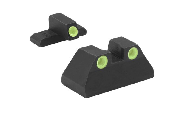 Meprolight TRU-DOT® Self-Illuminated Night Sights for H&K P7M8 & M10, USP Full-Size 9MM/40 S&W, 45 ACP, USP Compact 9MM/40 S&W, 45 ACP, P2000, P2000 SK, HK45, HK45C, P30, VP9, SFP9 1