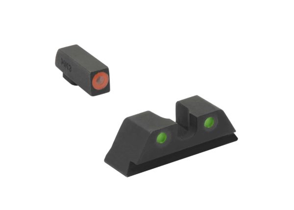 ML40224 Meprolight Mepro Hyper-Bright™ G/Y/O Night Sight for HVS Glock 9/357SIG/40/45GAP 6