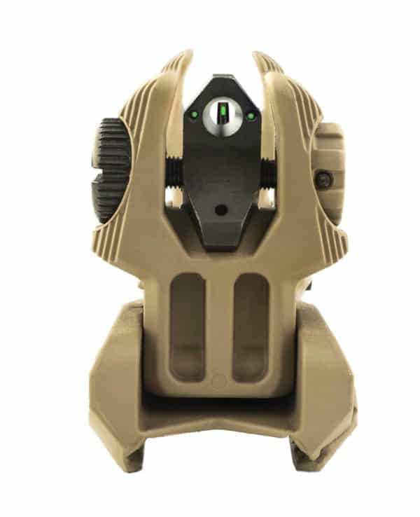 Meprolight Tritium-Enhanced Self-Illuminated Sights Set FRBS M2D/M4D in Black/Desert Tan/OD Green 9