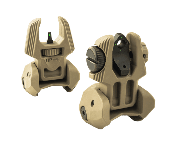 Meprolight Tritium-Enhanced Self-Illuminated Sights Set FRBS M2D/M4D in Black/Desert Tan/OD Green 6