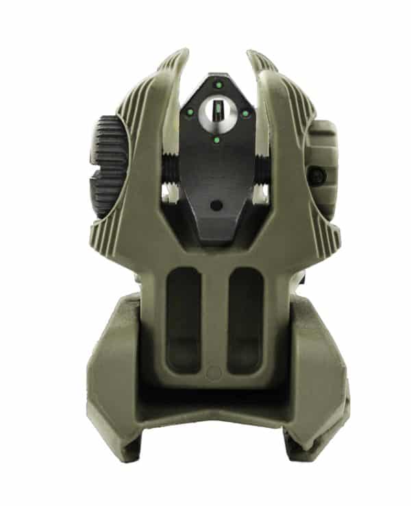 Meprolight Tritium-Enhanced Self-Illuminated Sights Set FRBS M2D/M4D in Black/Desert Tan/OD Green 3
