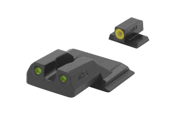 ML41770 Meprolight Mepro Hyper-Bright™ G/Y/O Night Sight fo S&W M&P Shield 9