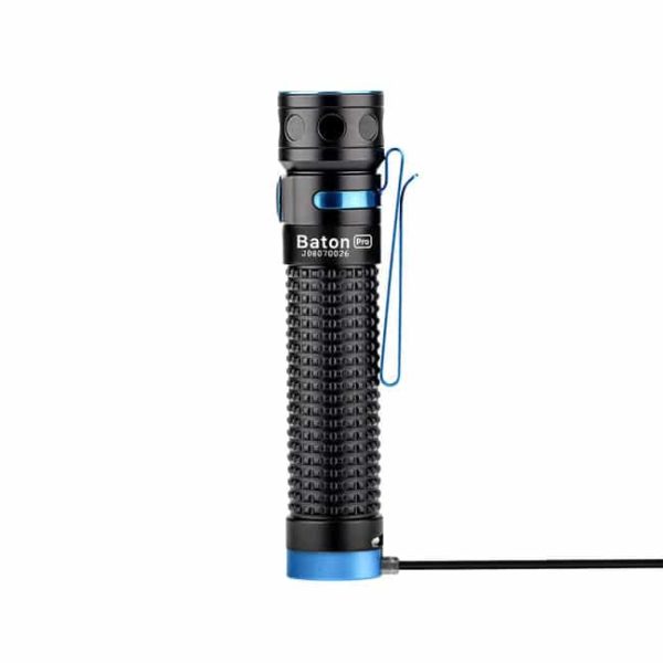 Olight Baton Pro Rechargeable Side-Switch LED Flashlight with Lithium Battery & Magnetic USB Charging (Max Output of 2000 Lumens) 6