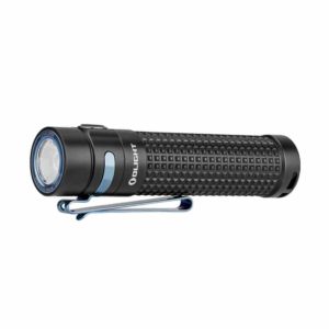 Olight S2R Baton II Flashlight with Indicator Glowing in Green, Yellow & Red, ...