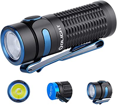 Olight Baton3 1,200 Lumens Ultra-Compact Rechargeable EDC Flashlight, Powered by Rechargeable Battery 1