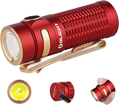 Olight Baton3 1,200 Lumens Ultra-Compact Rechargeable EDC Flashlight, Powered by Rechargeable Battery 3