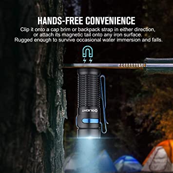 Olight Baton3 1,200 Lumens Ultra-Compact Rechargeable EDC Flashlight, Powered by Rechargeable Battery 7