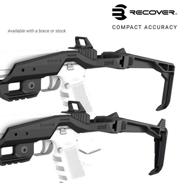 Recover Tactical 20/20N Stabilizer Brace Conversion Kit for All Glock Generations With Or Without a Rail 4