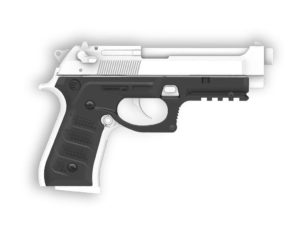 Recover Tactical BC2 Beretta Grip & Rail System for the Beretta 92 M9