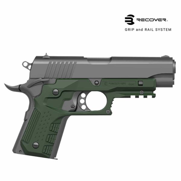 Recover Tactical CC3C Grip and Rail System for the Compact 1911 (Officer’s Sized 1911) 6