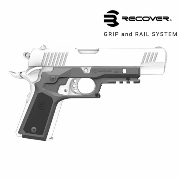 Recover Tactical CC3P Grip and Rail System for the 1911 14