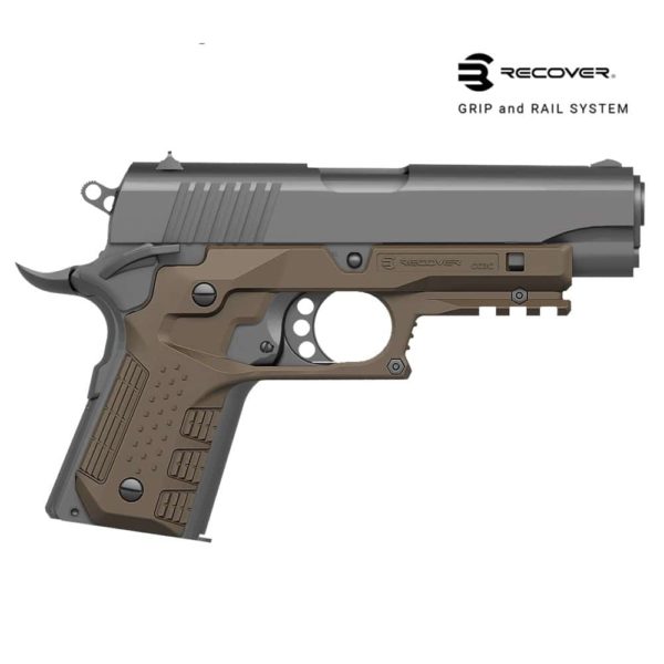 Recover Tactical CC3C Grip and Rail System for the Compact 1911 (Officer’s Sized 1911) 8