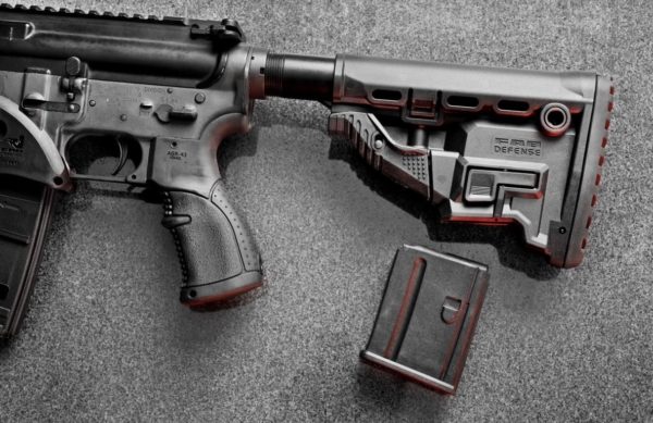GL-MAG Fab Defense M4 Survival Buttstock With Built In Mag Carrier For 5.56 Magazines 14