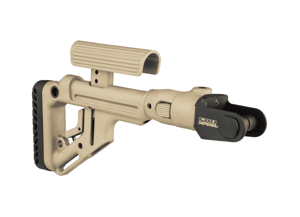 Fab Defense AKMS (underfolder) Tactical Folding Buttstock with Cheek ...