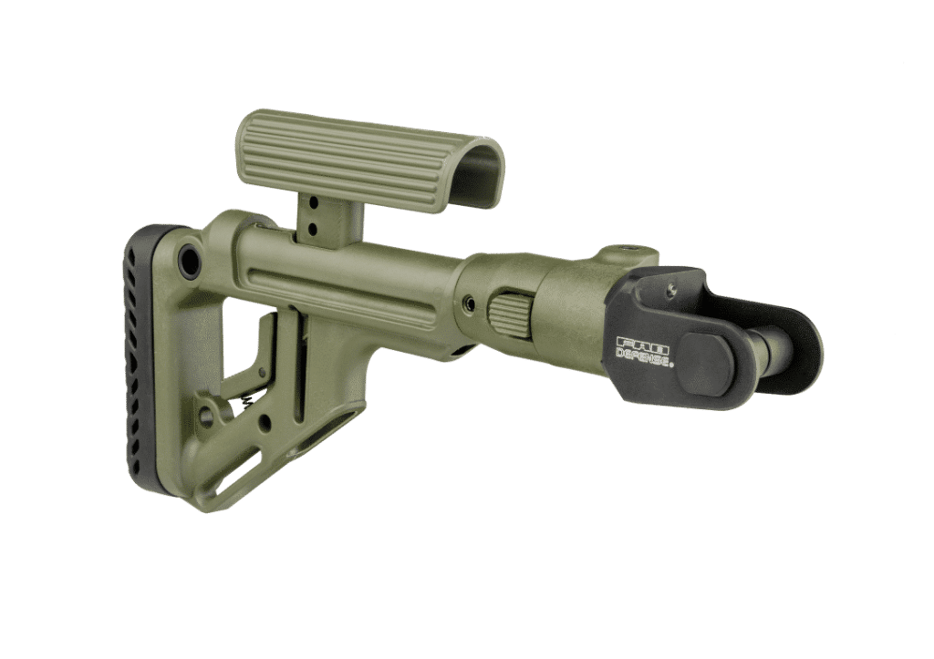 Fab Defense AKMS (underfolder) Tactical Folding Buttstock with Cheek ...