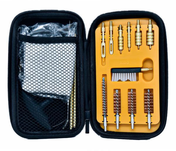 Kiro Premium Gun Owners bundle - Handgun Case, Cleaning Kit, Eye Protection & Gun Belt 8