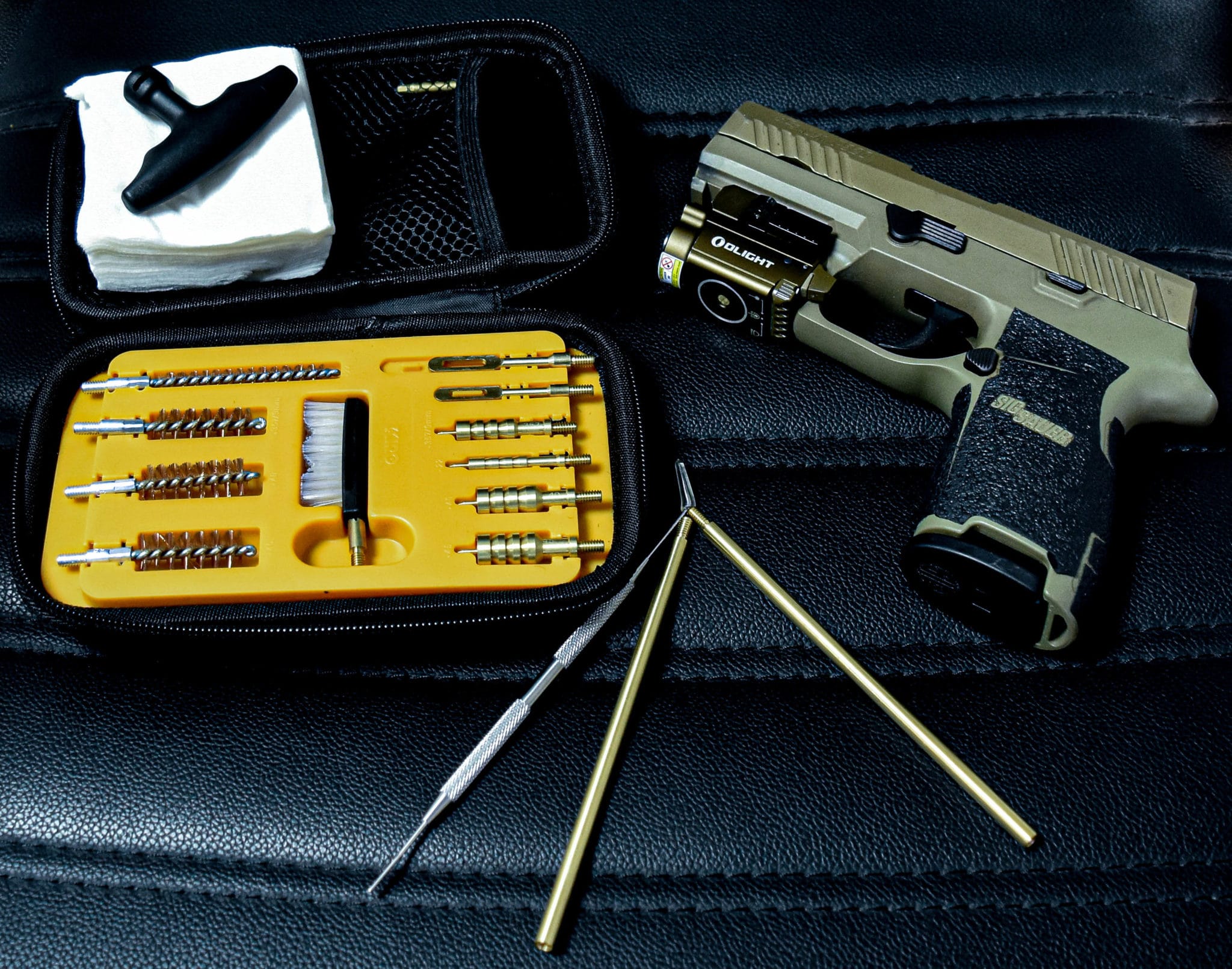 KIRO PCLEAN- Kiro Universal Handgun Cleaning kit For .22/ .357/ .38/ .40/ .45/ 9m Calibers 1