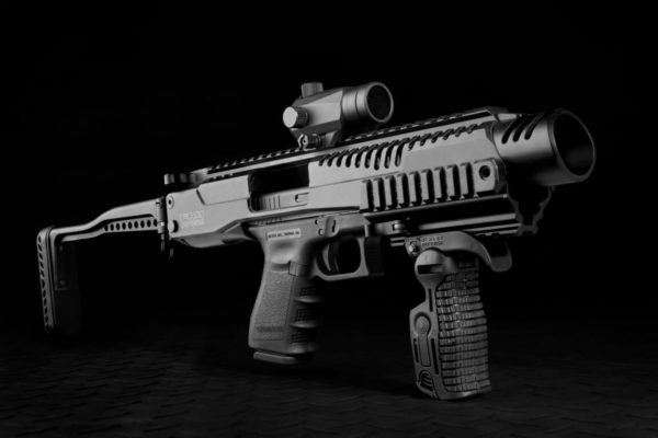 NON NFA KPOS G2D with IGB 16" Hexagonal Barrel for Glock 20, 21 .10auto, .40S&W, .45ACP Calibers 7