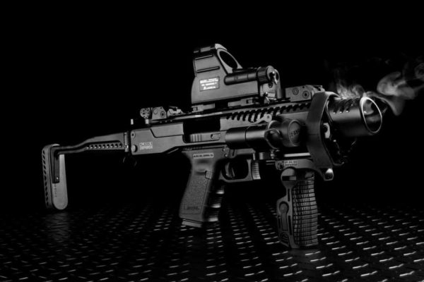 NON NFA KPOS G2D with IGB 16" Hexagonal Barrel for Glock 20, 21 .10auto, .40S&W, .45ACP Calibers 8