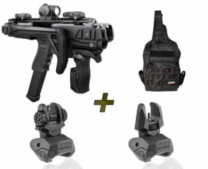 KPOS Scout PRO Kit Fab Defense PDW Conversion Kit For Glock 17, 19, 19X, 22, 23, 2...