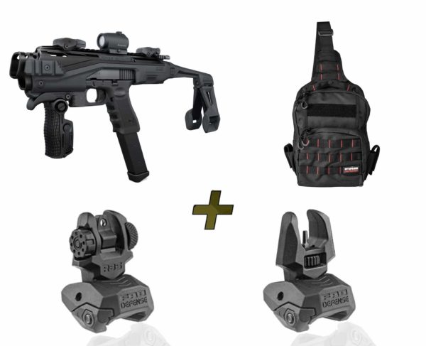 KPOS Scout SL Slingshot PRO Kit Fab Defense KPOS Scout with Non NFA Brace for Glock 17, 19, 19X, 22, 23, 25, 31, 32, 45 Gen 3, 4 & 5 - Pre Order 1