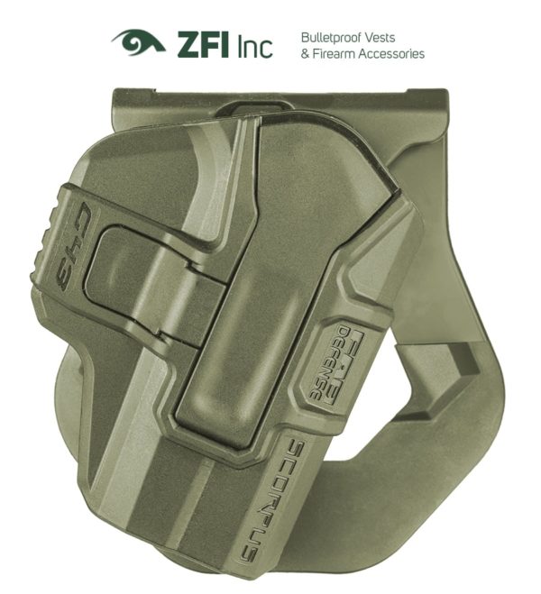 M24 Paddle SCORPUS Glock 20, 21, 29, 30 Level 1/2 Retention Holster - Slim Fitting Design 2