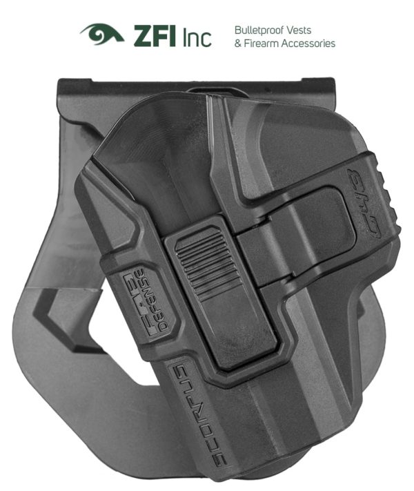 M24 Paddle SCORPUS H&K USP 9mm/.40/.45 Fullsize and Compact Level 1/2 Retention Holster - Slim Fitting Design 4