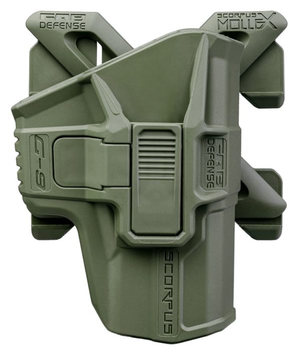 M1/MX SCORPUS Fab Defense Glock 20, 21, 29, 30 Level 2 Holster (Paddle+Belt) 2