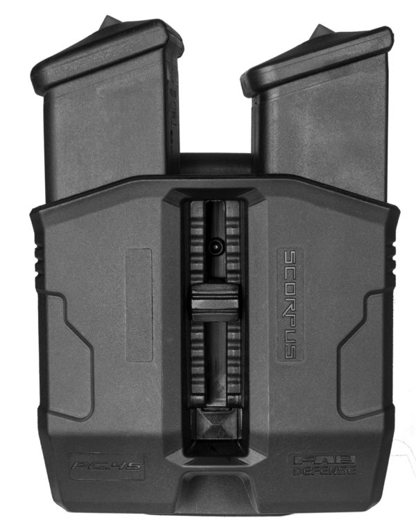 Fab Defense Double Magazine Pouch for Glock .45 (Paddle+Belt) - PG.45 2