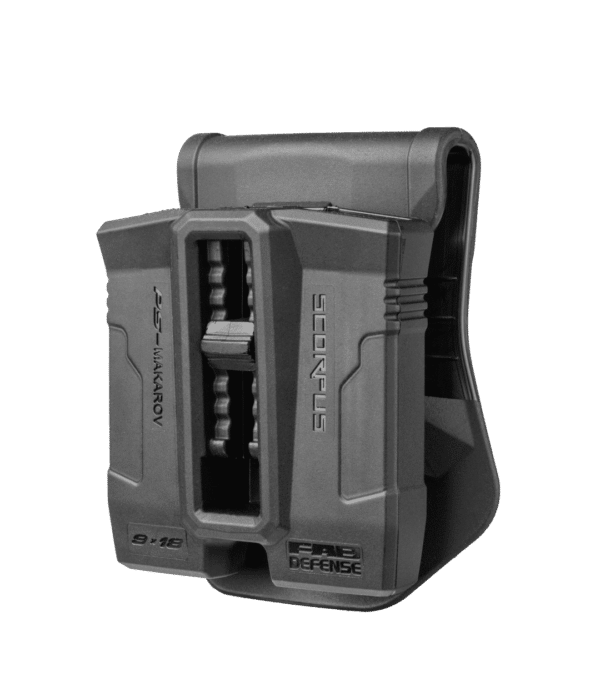 Fab Defense Double Magazine Pouch for Makarov Magazines (Paddle+Belt) - PS-Makarov 3