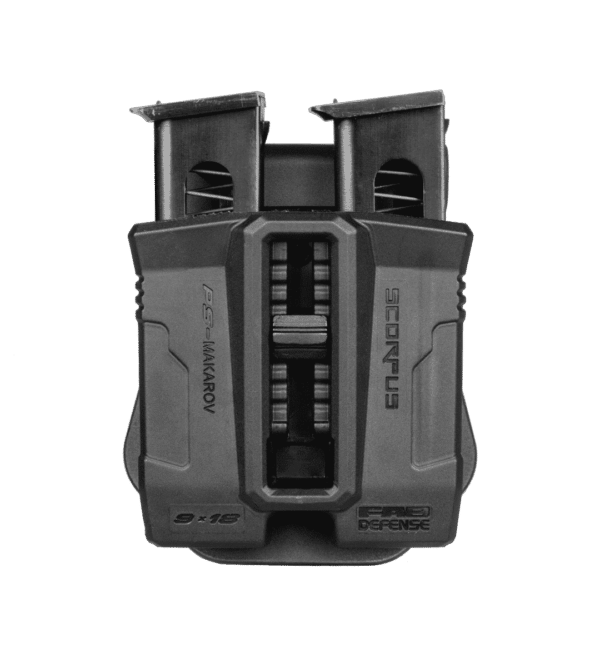 Fab Defense Double Magazine Pouch for Makarov Magazines (Paddle+Belt) - PS-Makarov 2