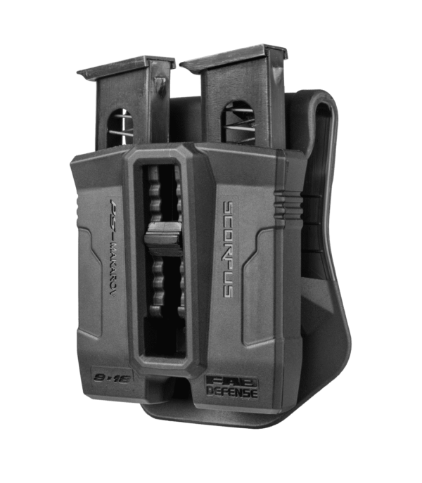 Fab Defense Double Magazine Pouch for Makarov Magazines (Paddle+Belt) - PS-Makarov 1