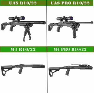 Fab Defense 10/22 Stock Best Pro Ruger Conversion Kit with Folding Stock & Low...