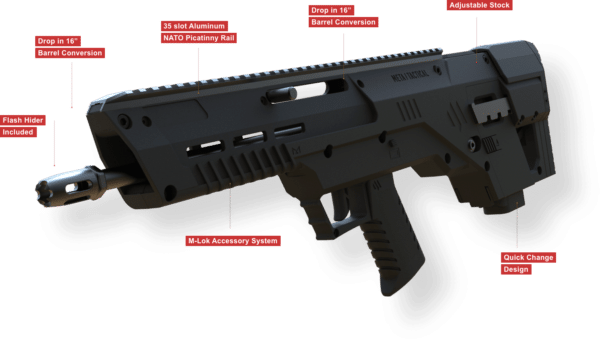 Available Now! - Meta Tactical APEX Series Carbine Conversion Kit Including a 16 Inch barrel 2