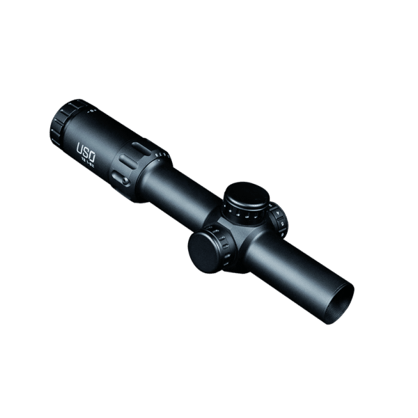 TS-8X SFP US Optics 1-8x24mm Riflescope w/ Second Focal Plane Simple Crosshair Reticle (MOA) 2 MOA Red Dot 1