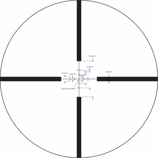 ART X-BOW Hi Lux Automatic Ranging Trajectory (ART) 1-4X24 Crossbow Scope w/ Duplex Red or Green Dot Framing Reticle 8