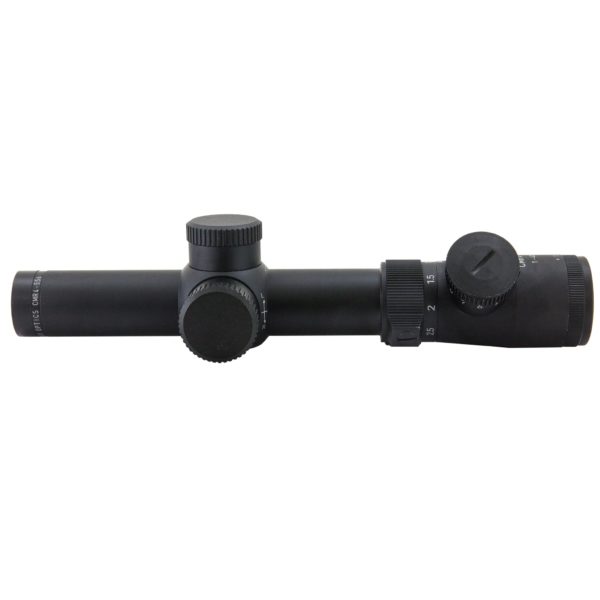 CMR4-556-R Hi-Lux Close to Medium Range 1X-4X Riflescope w/ 1MOA Center Dot & Red Illumination 5